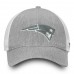 Men's New England Patriots NFL Pro Line by Fanatics Branded Heathered Gray/White Lux Slate Trucker Adjustable Hat 2998601